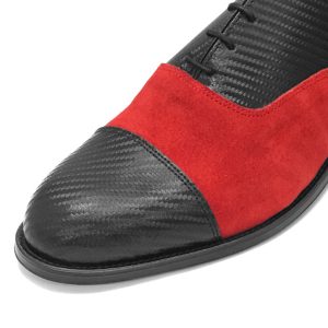 Blucher Leather Shoes (Red)