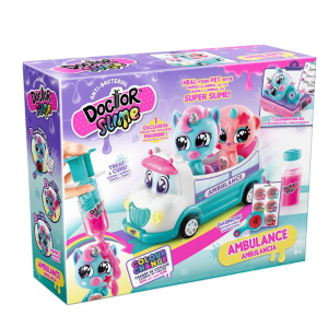 CANAL TOYS – Doctor Slime Ambulancia DSM009 Slime Mascota 32x25x10cm Regalo Niña 6+