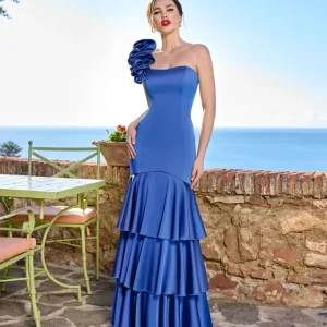 vestido volantes