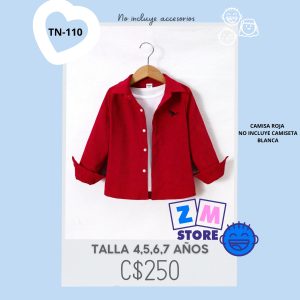 Camisa manga larga.–TN-110