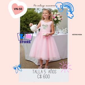 Vestido rosa.–VN-50