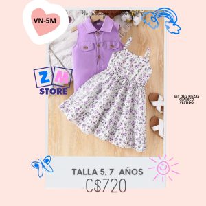 Vestido con chaleco.–VN-5M