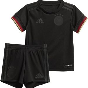 NIKE – Baby Miniconjunto Segunda Equipación Alemania 86cm Unisex Negro 12-18 Meses EH6109