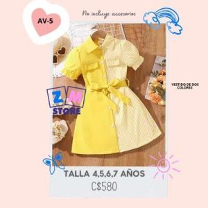 Vestido de dos colores.–AV-5