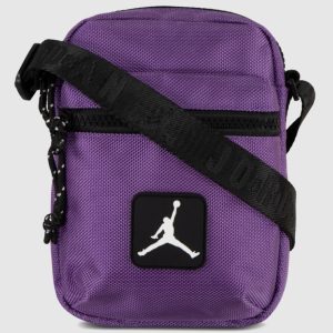 NIKE – Bolso Nike Jordan morado mini bandolera MA0892-PB7 Unisex 13x3x18 cm original