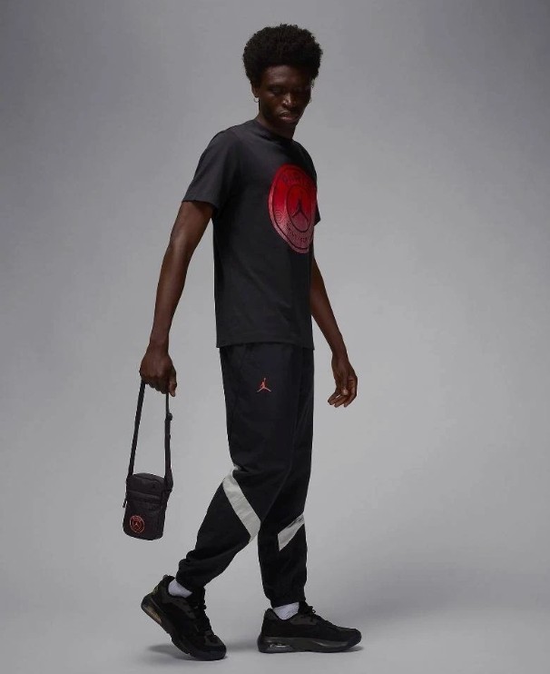 NIKE – Bolso Jordan PSG 9A0803-G0T Negro mini Bandolera Unisex 13x4x18 cm original - Imagen 6