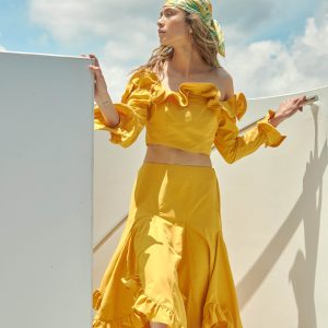 Blusa Trópico Amarillo Mostaza