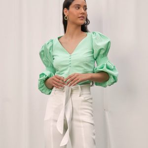 Blusa Vico verde menta