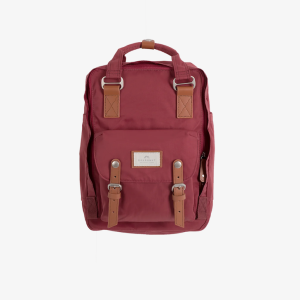 Mochila macarron  granate