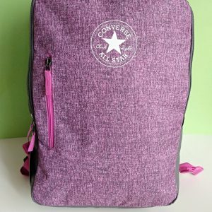 CONVERSE – Mochila Converse All Star Vertical Zip Morada 41x28x14 cm – Edición Limitada