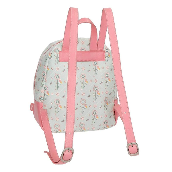 ENSO – Mochila Enso Owls Multicolor Pequeña 22x25x14cm Flores Lazo Niña Mini - Imagen 4