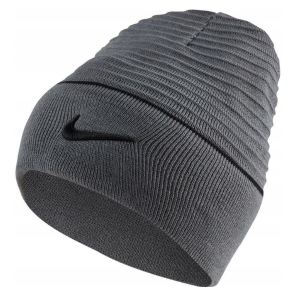 NIKE – Gorro Nike Unisex Gris con Tecnología Dry-FIT | Transpirable, Ergonómico