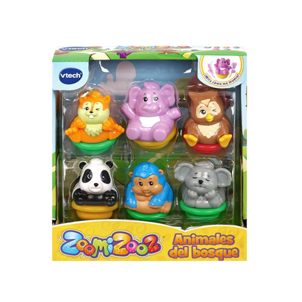 VTECH – Zoomizooz Set de 6 Animales del Bosque