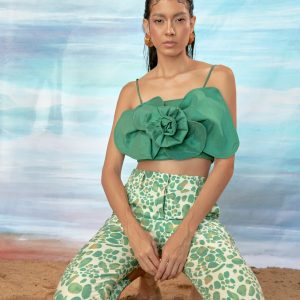 Crop top Cayena verde