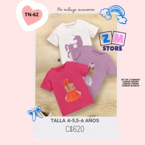 set de 3 camisas,–TN-62