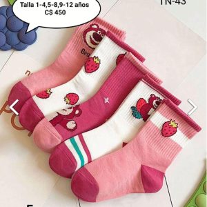 5 pares de calcetines para niñas, –TN-43