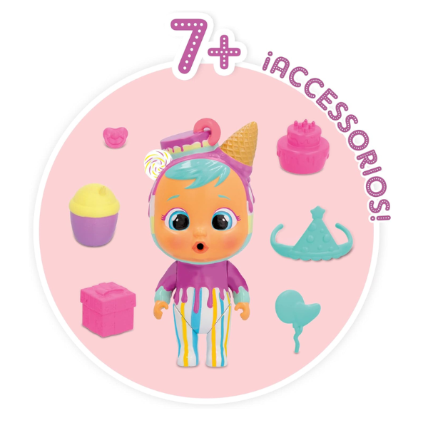 BEBES LLORONES – Lágrimas Mágicas Calendario de Cumpleaños “Cuenta Atrás para Mi Cumpleaños” con la Muñeca Exclusiva Sweety - Imagen 8