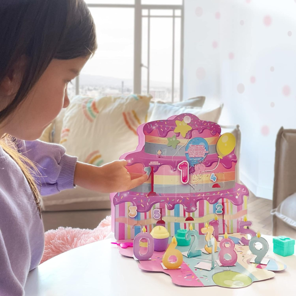BEBES LLORONES – Lágrimas Mágicas Calendario de Cumpleaños “Cuenta Atrás para Mi Cumpleaños” con la Muñeca Exclusiva Sweety - Imagen 6