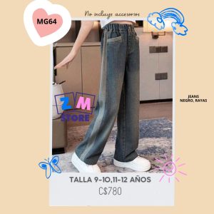 MOM JEANS AZUL PETRÓLEO PRELAVADO – MG64