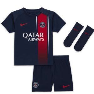 NIKE – Miniconjunto Unisex Home 3-6 Meses – Ropa Oficial del Paris Saint-Germain para Bebés