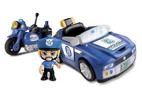 FAMOSA – PinyPon Action Policía Coche Policía + Moto + Figura 700014495 - Imagen 2