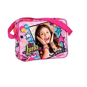SOY LUNA – Bolso Bandolera Rosa 37x29x6cm Disney Niña Fan Regalo Original Único