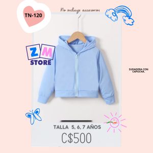 Sudadera con capucha.–TN-120