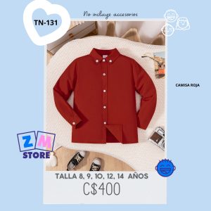 Camisa ROJA TN-131