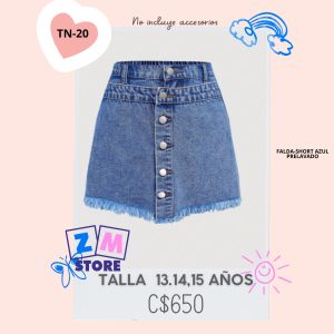 Falda-short.–TN-20