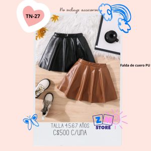 faldas de cuero pu,–TN-27