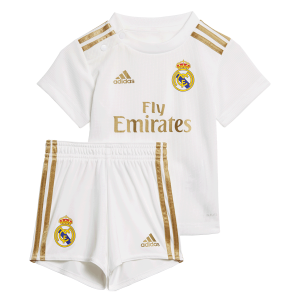 ADIDAS – Trajecito Real Madrid Bebe Set Baby Camiseta y Pantalón Blanco 6-9 Meses –  Kit Bebé Adidas Real Madrid