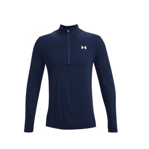 UNDER ARMOUR – Sudadera Under Armour Seamless 1/2 Zip Hombre Azul Marino XL