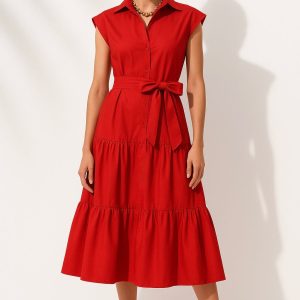 Vestido Puerta 2 Rojo