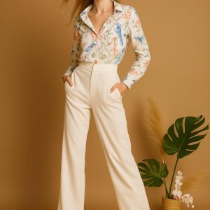 Blusa Cerrejon pajaros mix