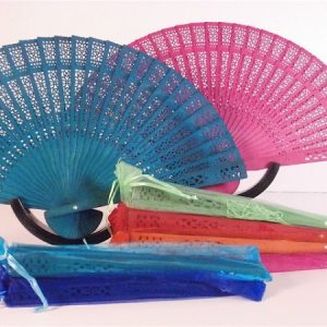 Packs abanicos de sándalo de colores