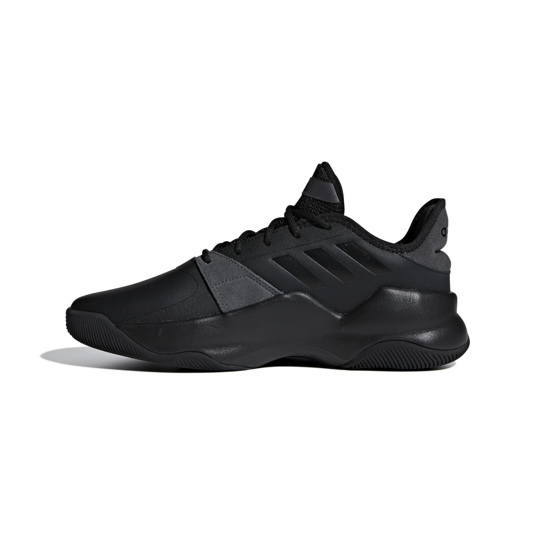 ADIDAS – Baskteball StreetFlow Negras Talla 43 1/3 eu Cloudfoam Basket Estilo Casual - Imagen 5
