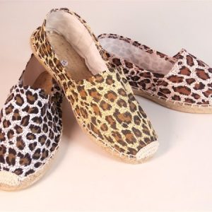 Alpargatas de esparto animal print