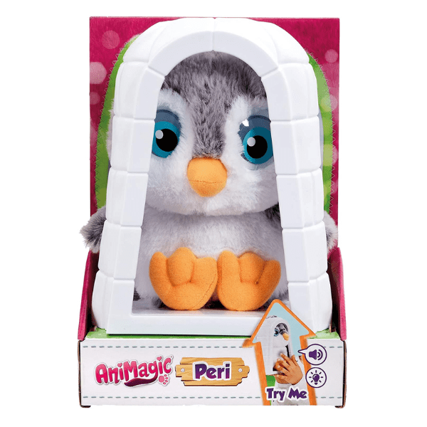 ANIMAGIC – Peluche Peri Pingüino Arty Soft Plush con Sonidos y Luces 313604300