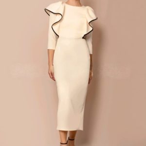 Vestido Volante mangas