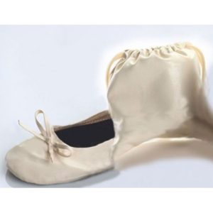 Bailarinas Enrollables Marfil Con BolsaBailarinas Enrollables Marfil Con Bolsa