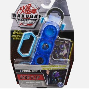 BAKUGAN – Baku-Clip S2 Hydorous x Batrix Azul – Estuche con Bakugan exclusivo