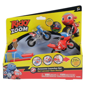 BIZAK – Ricky Zoom Pack Lanzador y 2 Vehículos