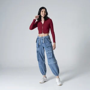 Blusa Corta Slim Manuelle