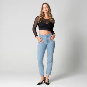 Blusa Crop Top Slim Motoxx