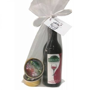 Combinación boda vino Deliex y dos patés