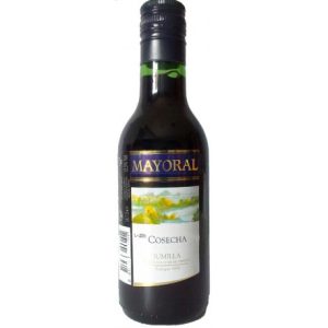 Botellita De Vino Mayoral De Jumilla 18,75 Cl