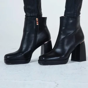 Botin Formal Tacon Cuadrado Florida