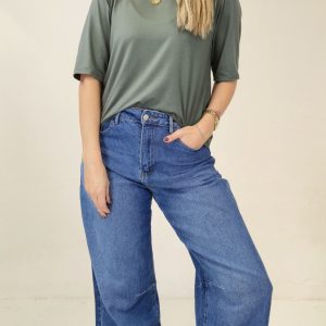 Camiseta básica 3/4