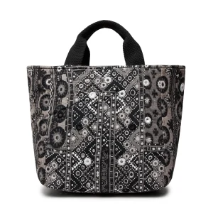 DESIGUAL – Bolso de Mujer Shopper Bohemian Flaire Vald Negro Pequeño