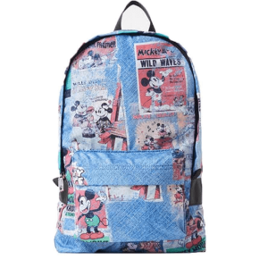 DESIGUAL – Mochila Mickey Comic Azul Plegable 41,5x28x16cm 21WAOAX1/5007